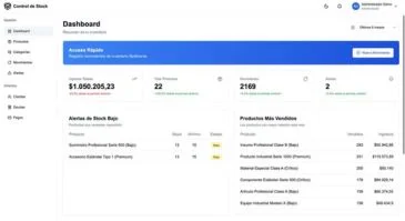 Dashboard Orvalis Mobile